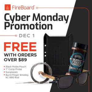 Cyber Monday Promo - Sunglasses, Seasoning, Short Comp Probe & Pouch!